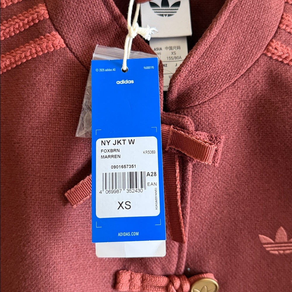 Adidas Originals New Year FW25 New Chinese Style Waist-Defining Sport Striped XS - Picture 6 of 12